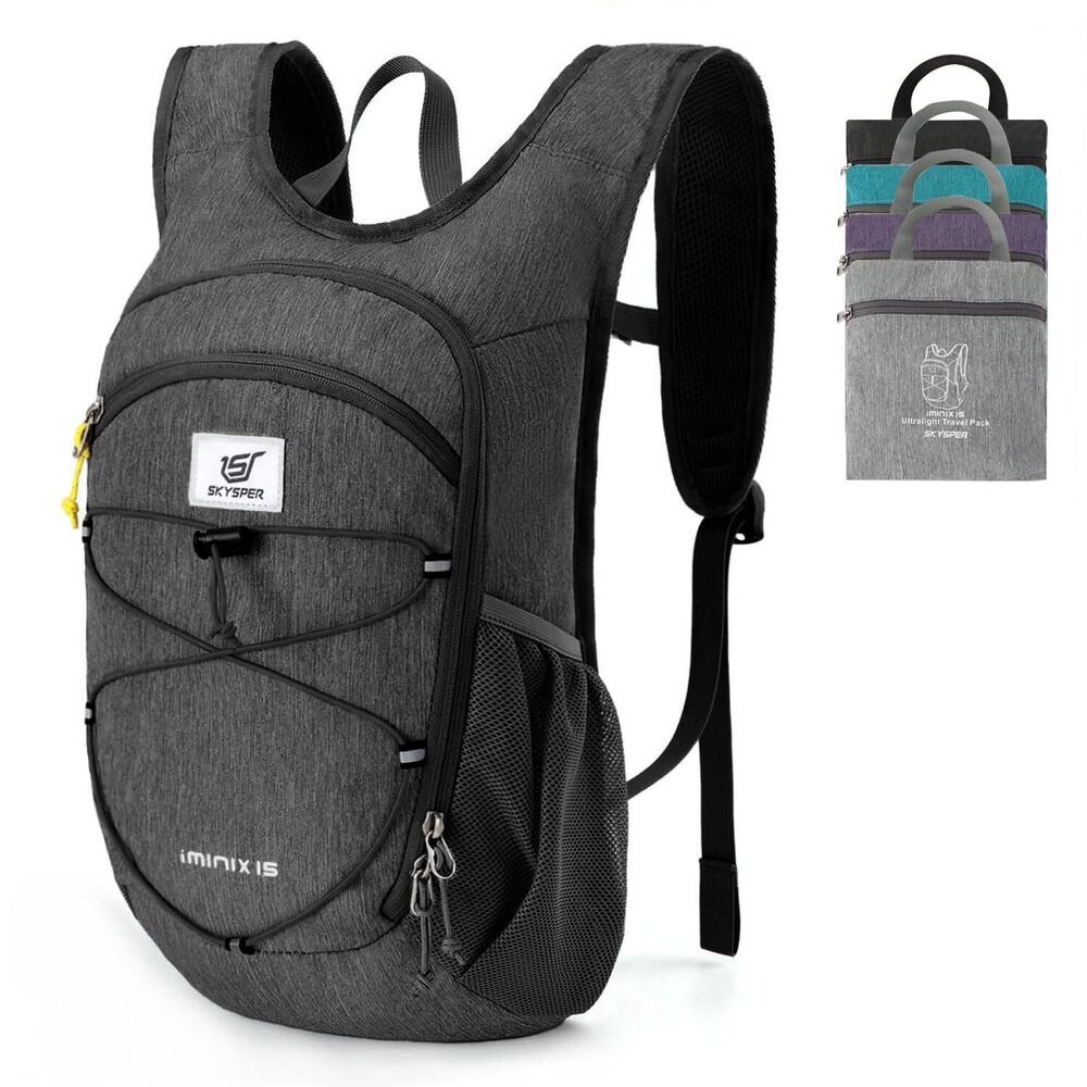 15L Foldable Hiking Backpack Lightweight Packable Travel Daypack with